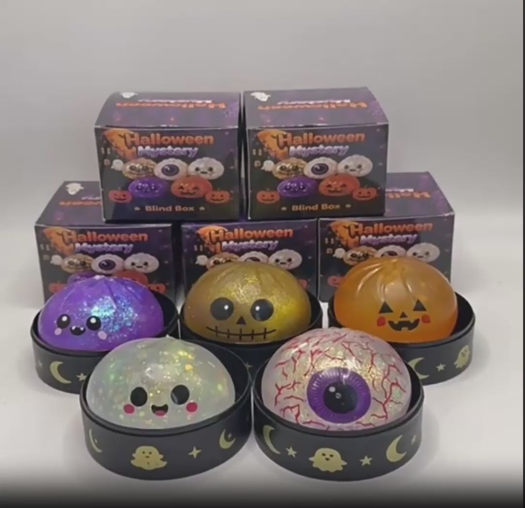 Spooky Squish – 3-Pack Ghost Trio Sensory Fidget Toys